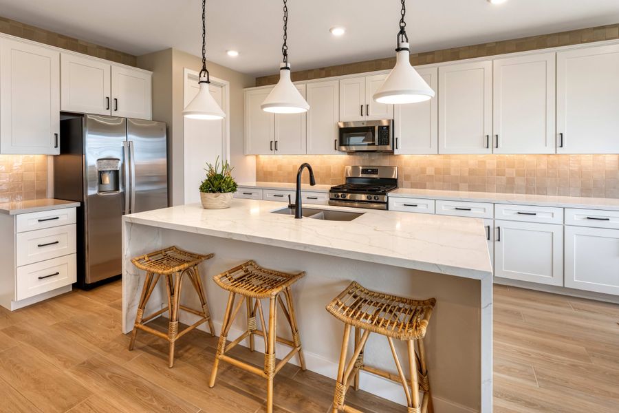 Furnished interior view inside a new home in Waterston Central, Gilbert (Image 4).
