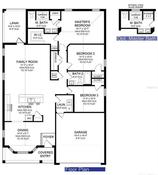 2D floor plan layout of this home in , Leesburg, FL (Image 4). 2D floor plan layout of this home in , Leesburg, FL (Image 4).