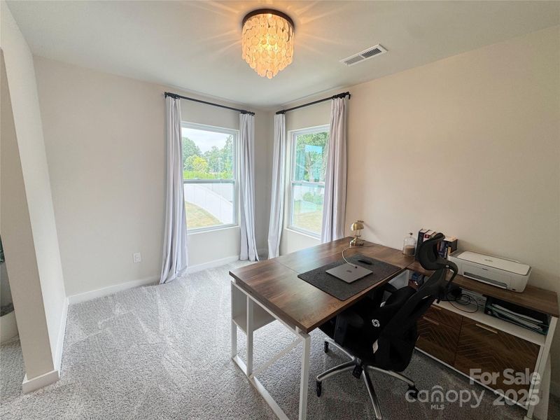 Furnished interior view inside a new home in Enclave at Caldwell, Charlotte (Image 27).