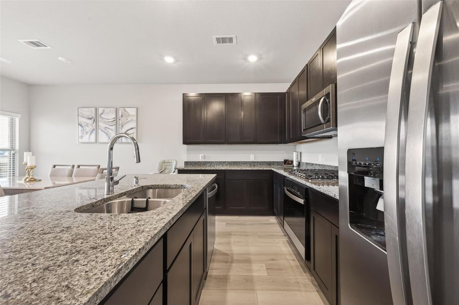 Furnished interior view inside a new home in Arabella on the Prairie, Richmond (Image 36).