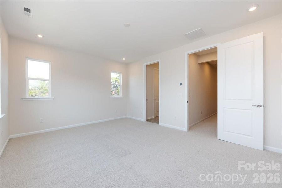 Light filled primary suite