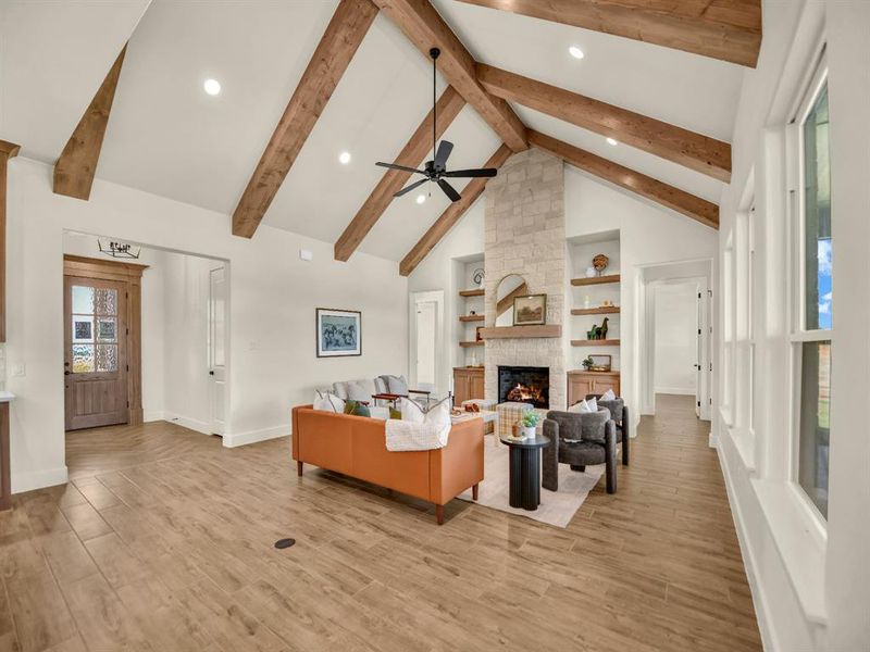 Furnished interior view inside a new home in , Decatur (Image 7).