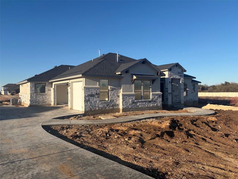 In-progress construction of a new home in Leander Estates, Leander, TX (Image 22).