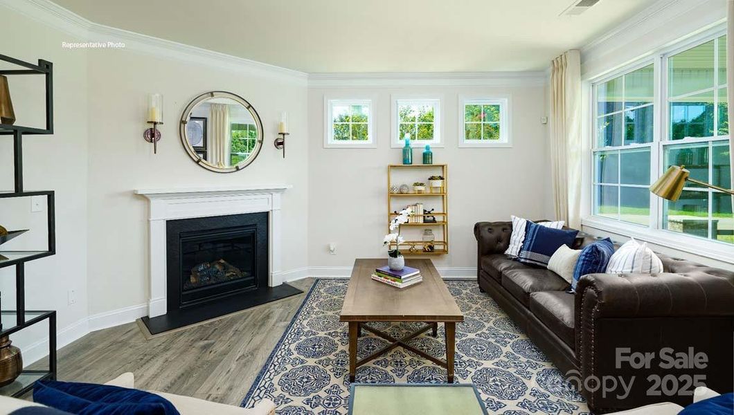 Furnished interior view inside a new home in Laurelbrook, Sherrills Ford (Image 12). Furnished interior view inside a new home in Laurelbrook, Sherrills Ford (Image 12).