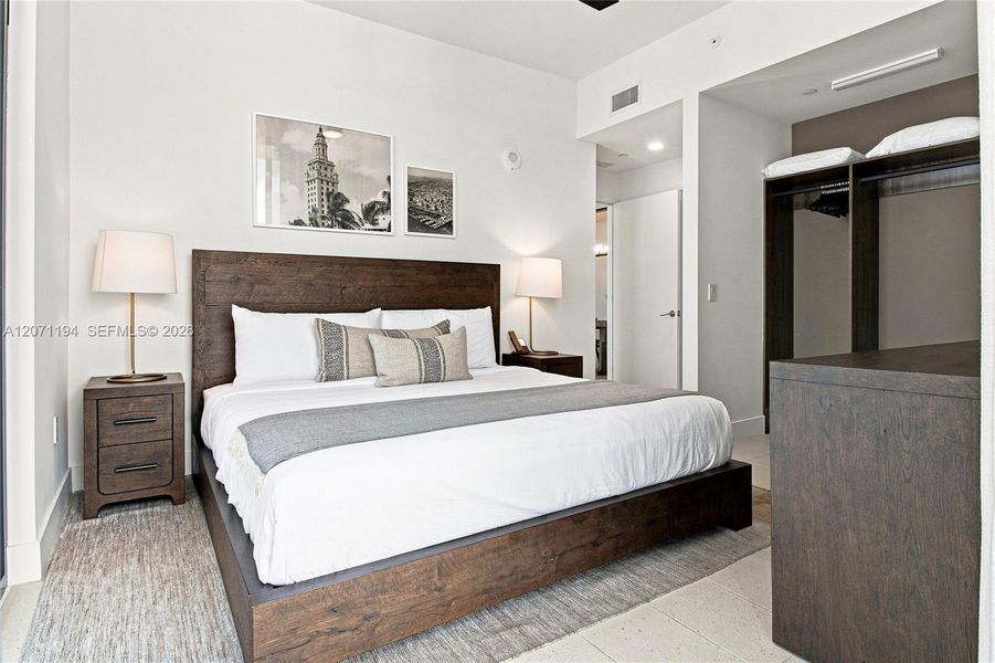Furnished interior view inside a new home in , Miami (Image 14).