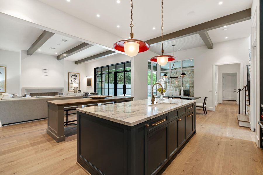 Furnished interior view inside a new home in , Houston (Image 34).