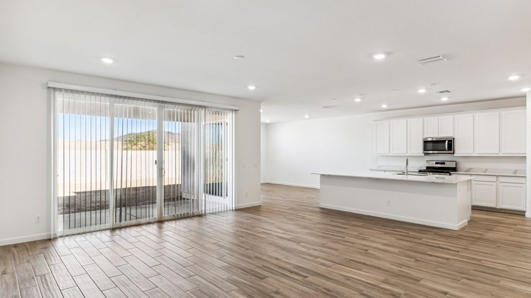 Representative unfurnished interior of a home built from the Cobalt by D.R. Horton in The Ridge at Stone Butte, Phoenix (Image 24).