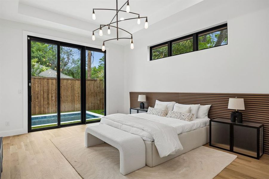 Furnished interior view inside a new home in , Dallas (Image 14).
