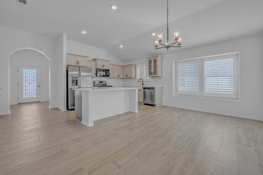 Furnished interior view inside a new home in Paseo Del Este, El Paso (Image 13).