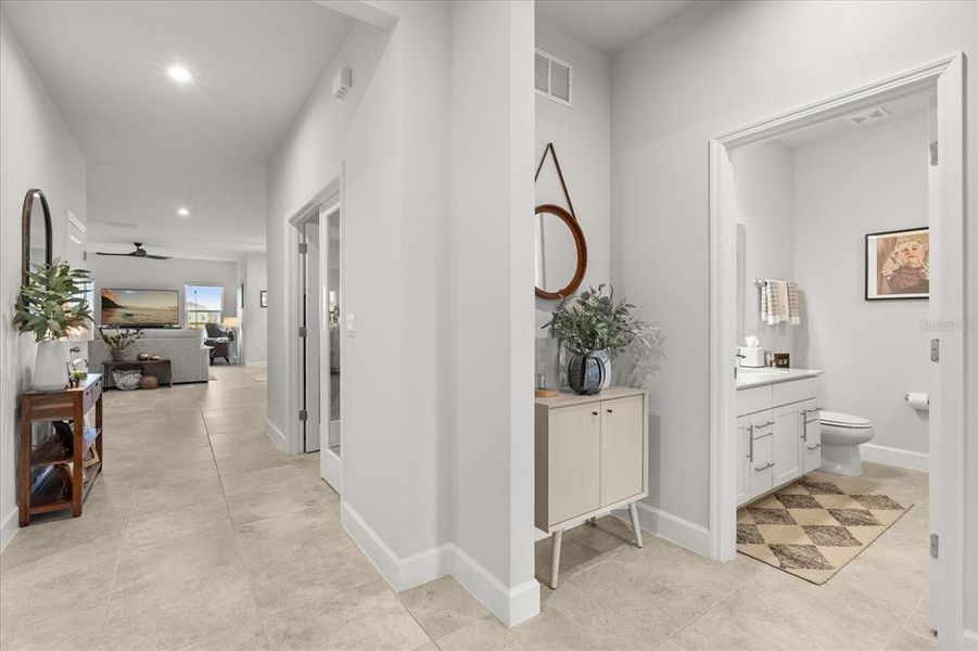 Furnished interior view inside a new home in , St. Cloud (Image 12).