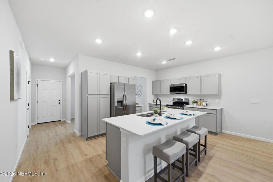 Furnished interior view inside a new home in , Jacksonville (Image 7).