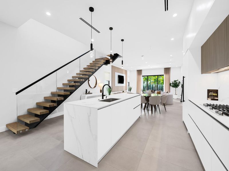 Furnished interior view inside a new home in , Fort Lauderdale (Image 33). Furnished interior view inside a new home in , Fort Lauderdale (Image 33).