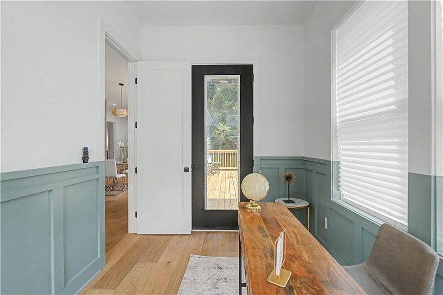 Furnished interior view inside a new home in , Atlanta (Image 7). Furnished interior view inside a new home in , Atlanta (Image 7).