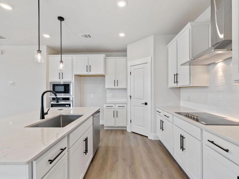 Furnished interior view inside a new home in Lake Park Villas, Wylie (Image 10).