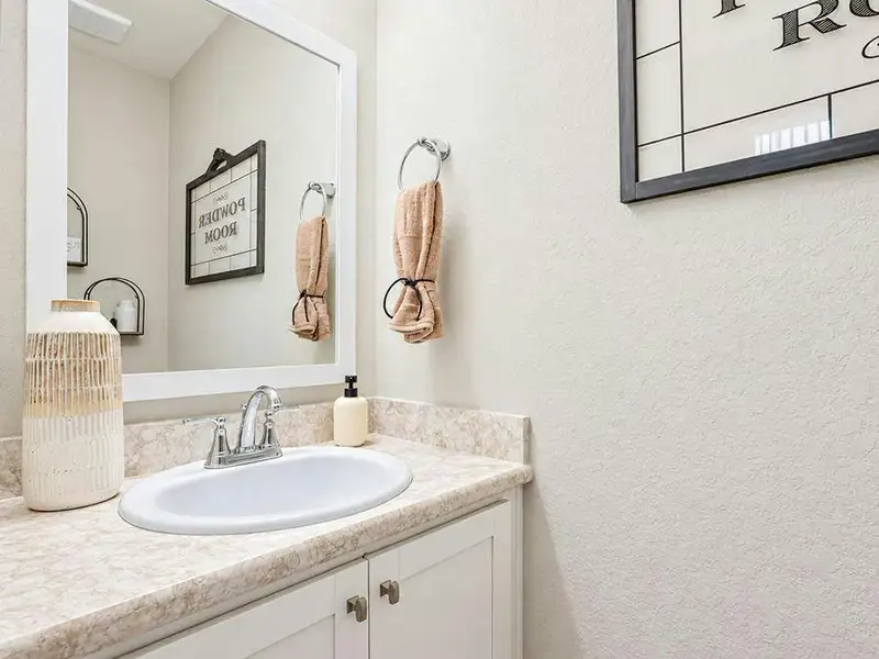 And, a convenient downstairs powder room - Wayfair III by Highland Homes
