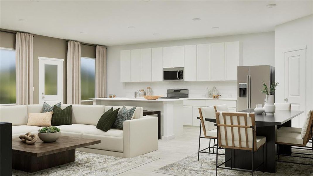 Furnished interior view inside a new home in West Square: Classic, White Settlement (Image 9). Furnished interior view inside a new home in West Square: Classic, White Settlement (Image 9).