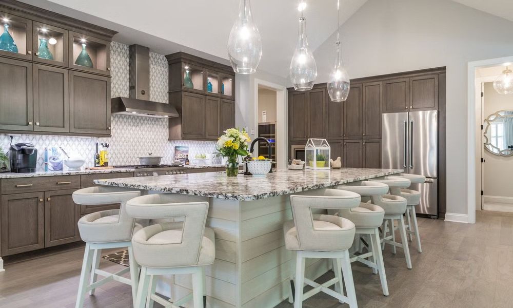 Representative furnished interior of a home built from the Santa Fe Ranch by Classica Homes in McLean - South Shore, Clover (Image 6). Representative furnished interior of a home built from the Santa Fe Ranch by Classica Homes in McLean - South Shore, Clover (Image 6).