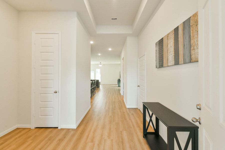 Furnished interior view inside a new home in Oakwood Estates, Waller (Image 24).