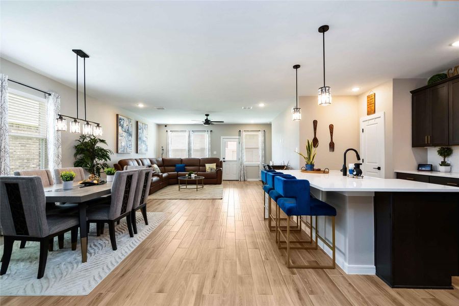 Furnished interior view inside a new home in Ascend at Legends Bay, Baytown (Image 9). Furnished interior view inside a new home in Ascend at Legends Bay, Baytown (Image 9).