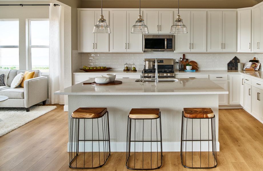 Furnished interior view inside a new home in Macanta, Castle Rock (Image 11). Furnished interior view inside a new home in Macanta, Castle Rock (Image 11).
