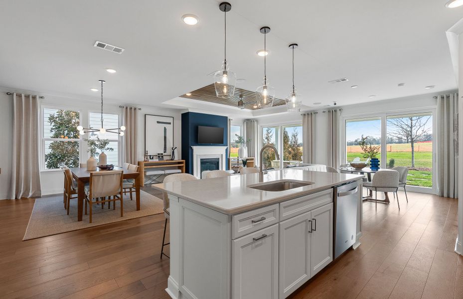 Representative furnished interior of a home built from the Mystique by John Wieland in Treymor, Mount Juliet (Image 6).
