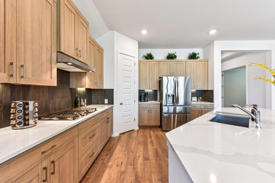 Furnished interior view inside a new home in Highland Village, Georgetown (Image 27).