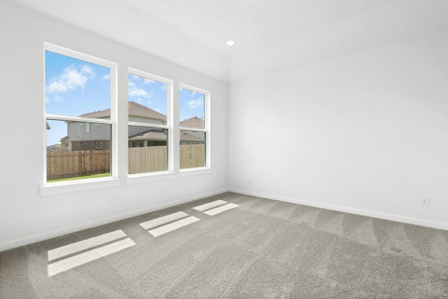 Spacious, unfurnished interior of a new home in Santa Rita Ranch, Liberty Hill (Image 25). Spacious, unfurnished interior of a new home in Santa Rita Ranch, Liberty Hill (Image 25).