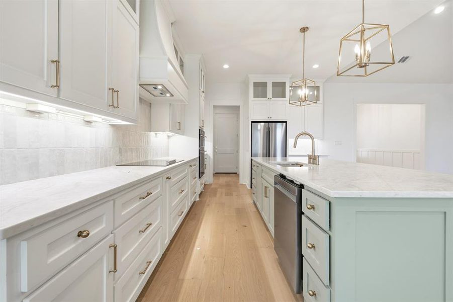 Furnished interior view inside a new home in , Hewitt (Image 7).