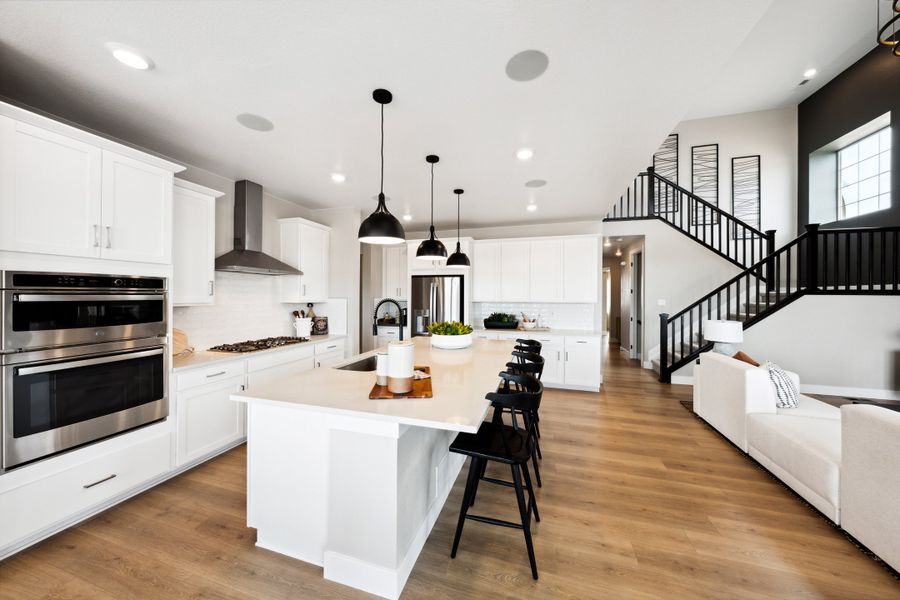 Furnished interior view inside a new home in Sterling Ranch Ascent Village, Littleton (Image 11).