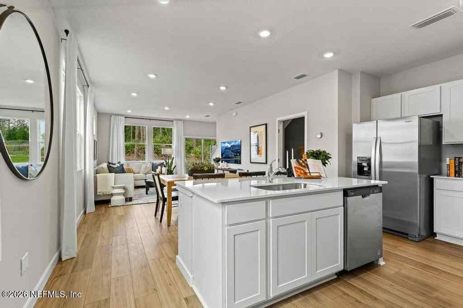 Furnished interior view inside a new home in , Jacksonville (Image 8).