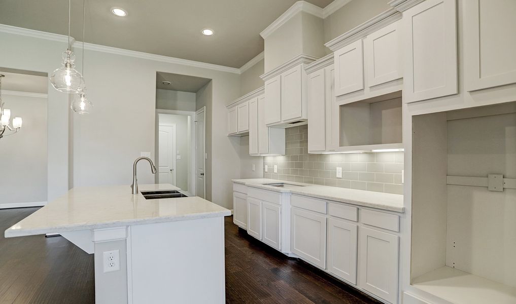 Beautiful cabinets in kitchen