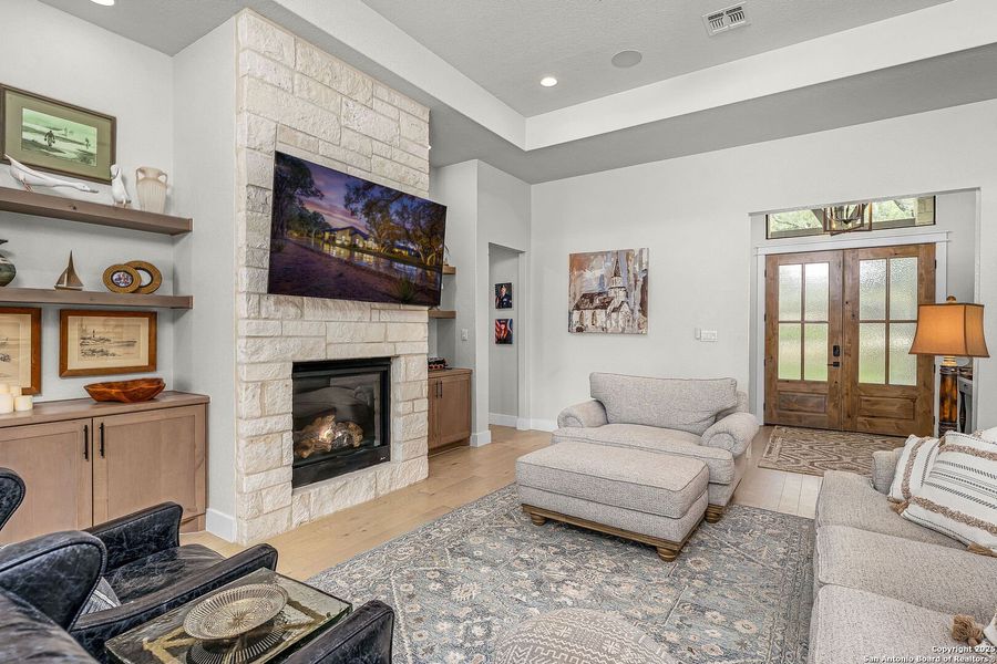 Furnished interior view inside a new home in , New Braunfels (Image 7).
