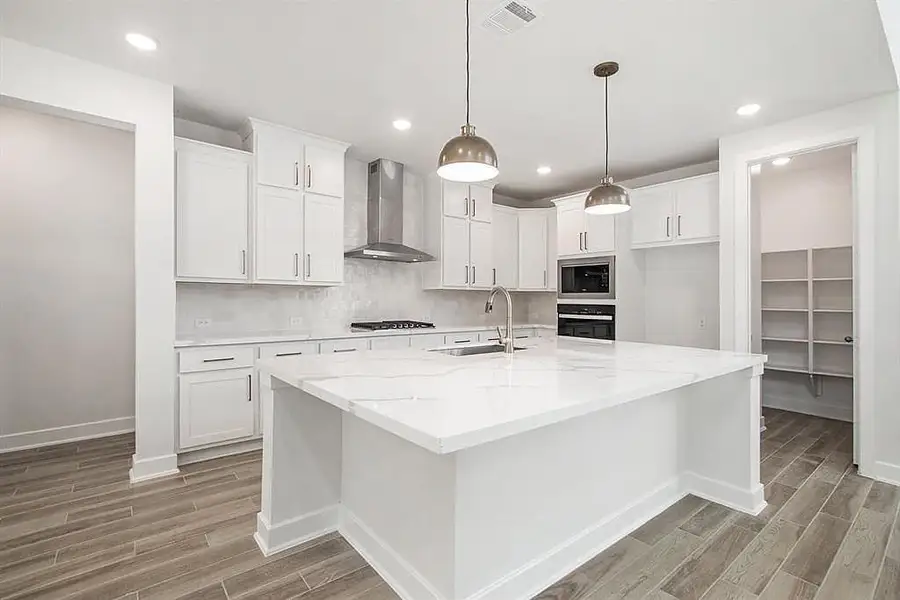 Furnished interior view inside a new home in Cross Creek West, Fulshear (Image 4).