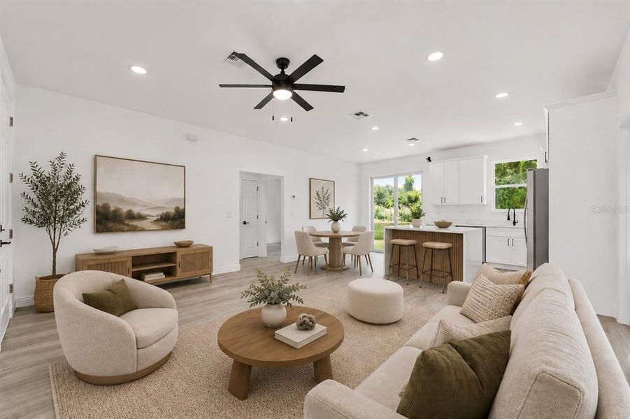 Furnished interior view inside a new home in , Summerfield (Image 5).