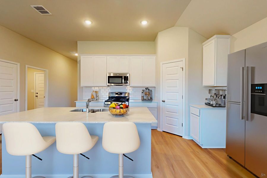 Kitchen  - Virtually Staged