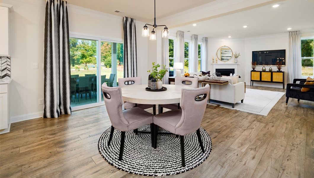 Furnished interior view inside a new home in Sylvan Creek, Denver (Image 6).