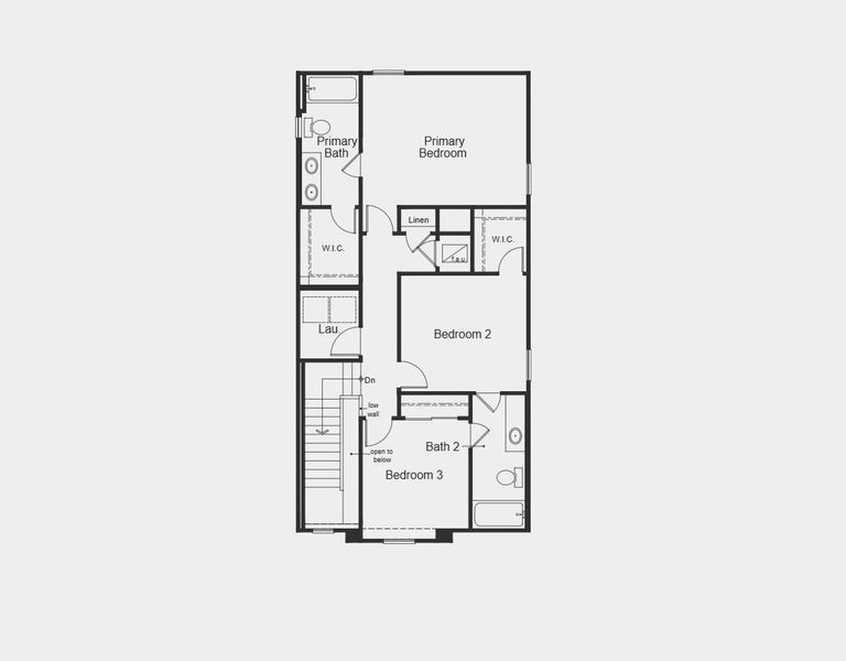 2D floor plan layout for the Plan 1573 by KB Home in Canoe Creek Reserve I, St. Cloud, FL (Image 12). 2D floor plan layout for the Plan 1573 by KB Home in Canoe Creek Reserve I, St. Cloud, FL (Image 12).