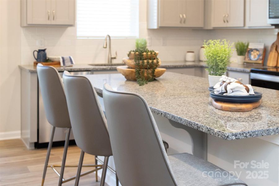 Furnished interior view inside a new home in Hedgecliff Townes, Kannapolis (Image 4). Furnished interior view inside a new home in Hedgecliff Townes, Kannapolis (Image 4).