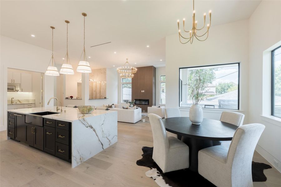 Furnished interior view inside a new home in , Houston (Image 23).