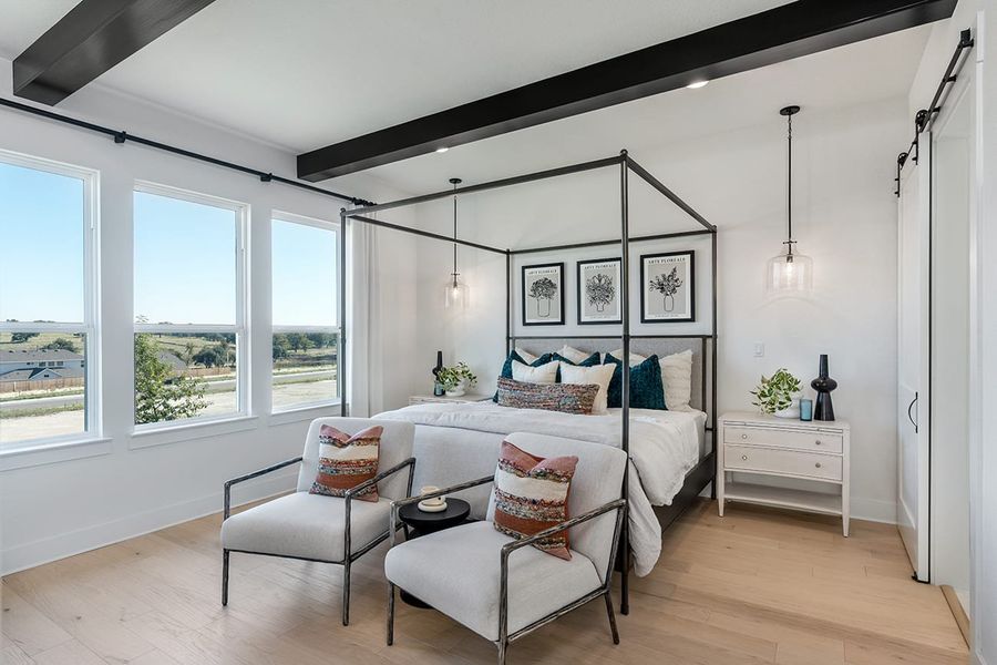 Image 25 representing the Linden by Tri Pointe Homes in Lagos Reserve, Manor, TX.