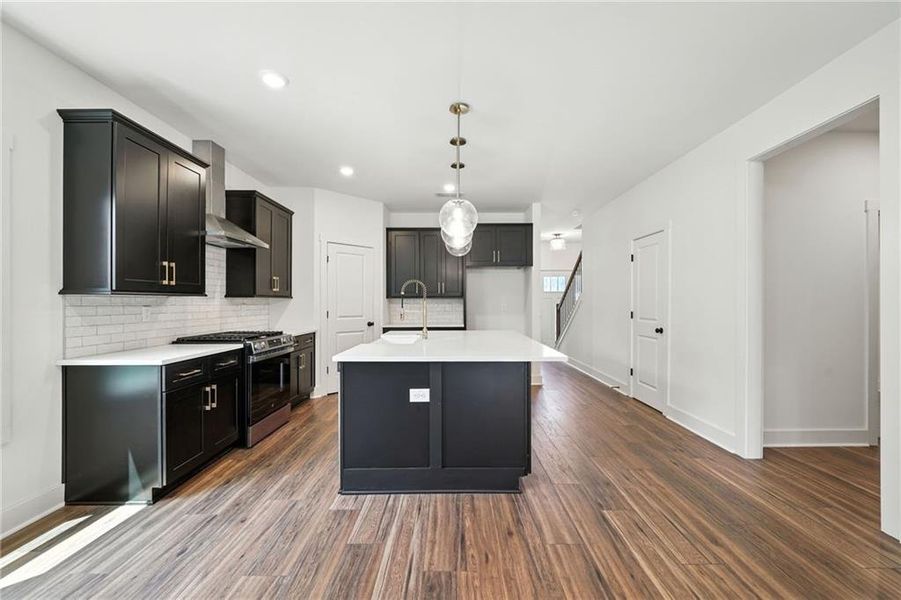 Furnished interior view inside a new home in , Cartersville (Image 8). Furnished interior view inside a new home in , Cartersville (Image 8).