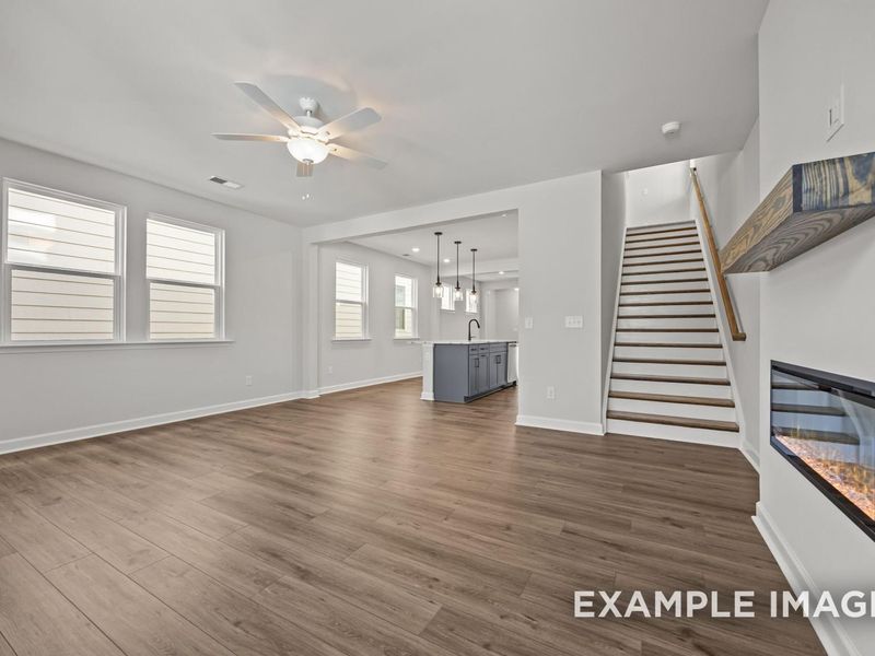 Spacious, unfurnished interior of a new home in Forestville Yard, Knightdale (Image 18).