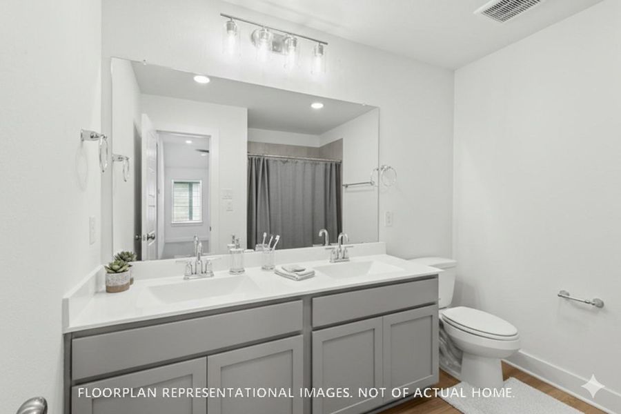Furnished interior view inside a new home in Ambrose, La Marque (Image 10).