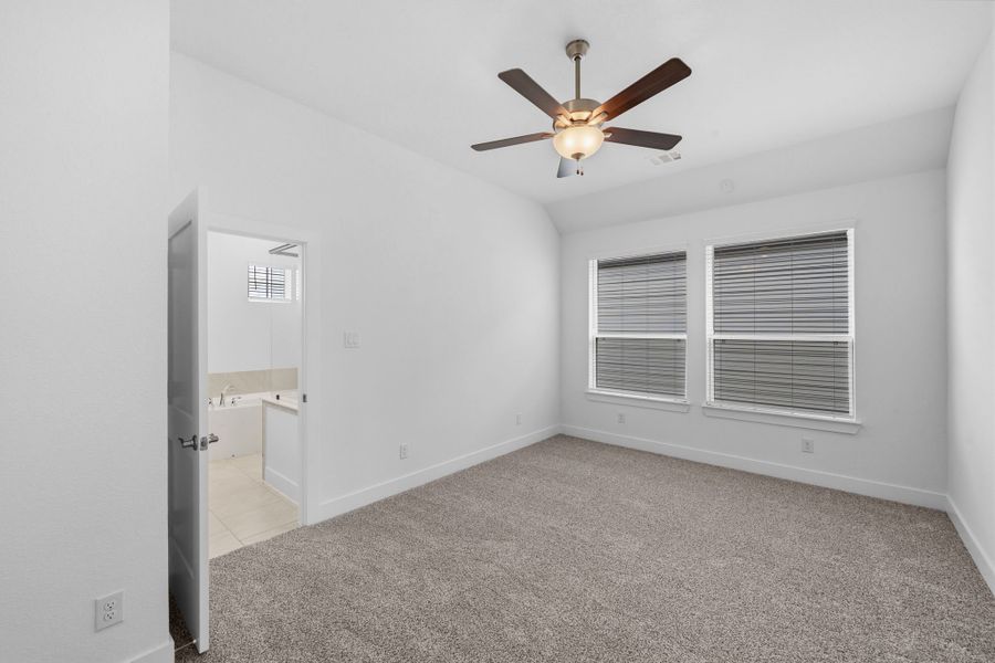 Spacious, unfurnished interior of a new home in Bridgeland, Cypress (Image 16).