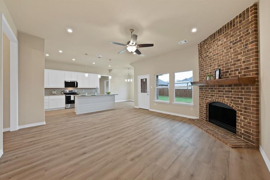 Enjoy cozy nights by the fireplace Enjoy cozy nights by the fireplace