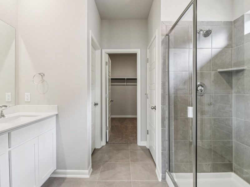 Furnished interior view inside a new home in Kallison Ranch, San Antonio (Image 11).