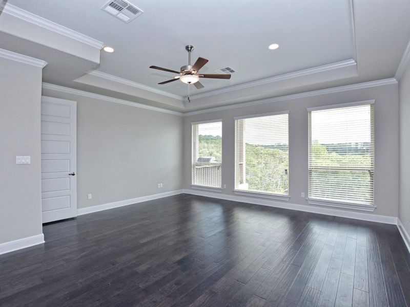 Image 118 representing the San Simeon II by Giddens Homes in Clearwater Ranch, Liberty Hill, TX.