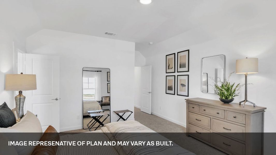 Furnished interior view inside a new home in Valverde, Bastrop (Image 13).