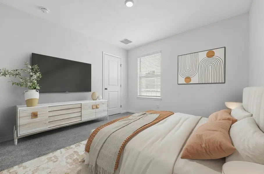 Furnished interior view inside a new home in Sunfield, Buda (Image 14).