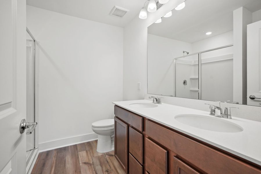Furnished interior view inside a new home in West End Heights, Charlotte (Image 9). Furnished interior view inside a new home in West End Heights, Charlotte (Image 9).